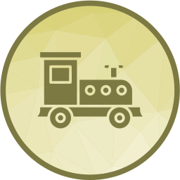 Toy train icon