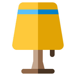 Bedroom lamp icon