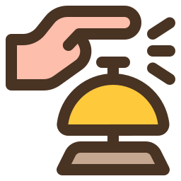 Desk bell icon