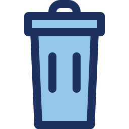 papelera de reciclaje icono