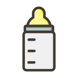 Milk bottle icon