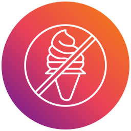 No ice cream icon