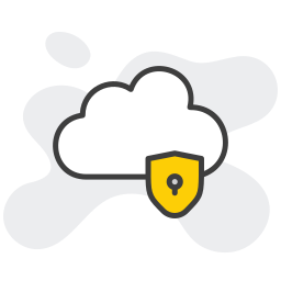 cloud-beveiliging icoon