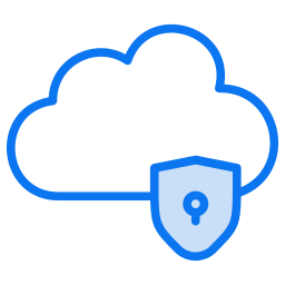 sicurezza del cloud icona