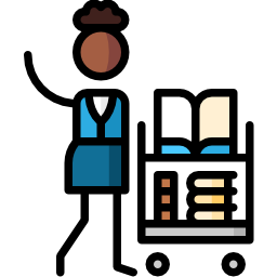 bibliotecario icono