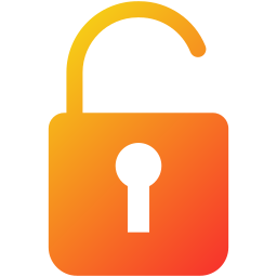 Open padlock icon