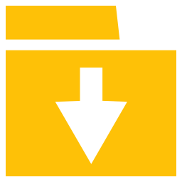 폴더 다운로드 icon