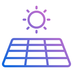 painel solar Ícone