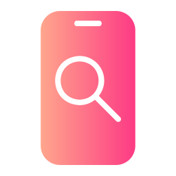 ricerca mobile icona