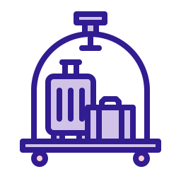 Тележка отеля иконка
