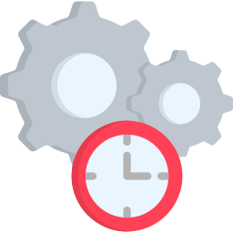 Time optimization icon