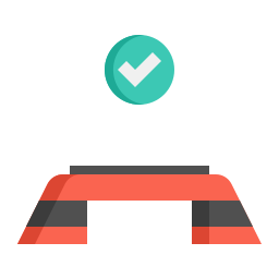 stap platform icoon