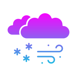 Snow storm icon