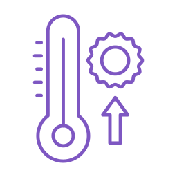 hohe temperatur icon