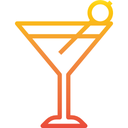 bicchiere da brandy icona
