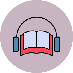 livre audio Icône