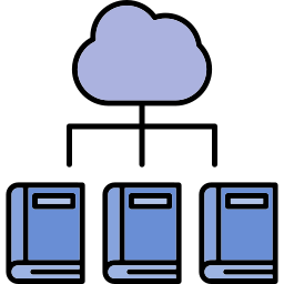 biblioteca digitale icona