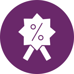 Discount badge icon