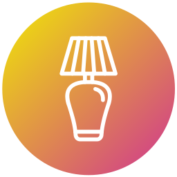 Table lamp icon