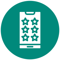 Rating stars icon