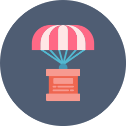 Drop shipping icon