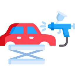 Car painting icon