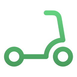 Kick scooter icon