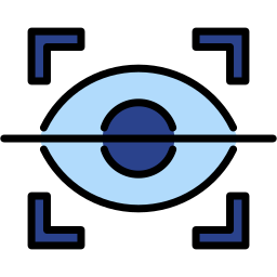 escaneo de retina icono