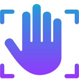 Palm scan icon
