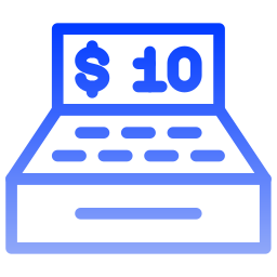 Cash register icon