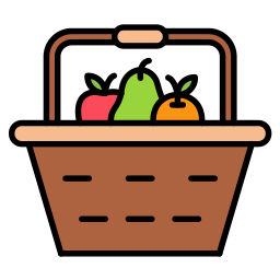 frutas y vegetales icono