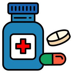 Pill bottle icon