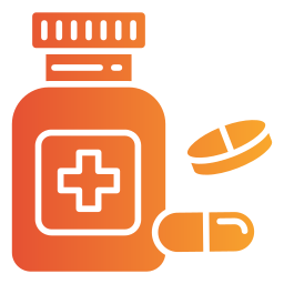 Pill bottle icon