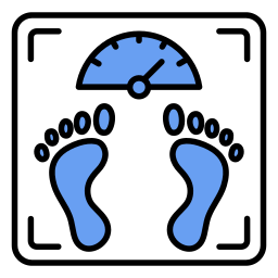 Weight scale icon