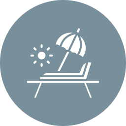 Lounge chair icon