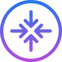 frecce di minimizzazione icona