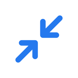 Diagonal arrows icon