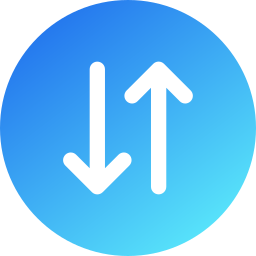 Up and down arrows icon