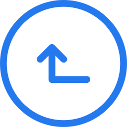 Up left arrow icon