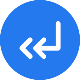 Down left arrow icon