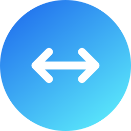 Left and right arrows icon