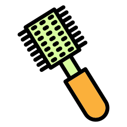 Hair brush icon