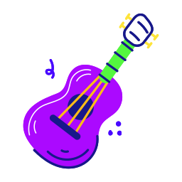 guitarra icono