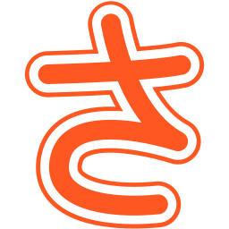 Japanese alphabet icon