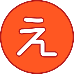 Japanese alphabet icon