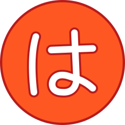 Japanese alphabet icon