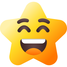 Laugh-beam icon