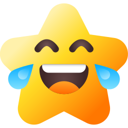 Laugh-beam icon