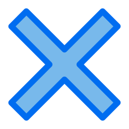 X mark icon