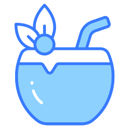 Coconut drink icon